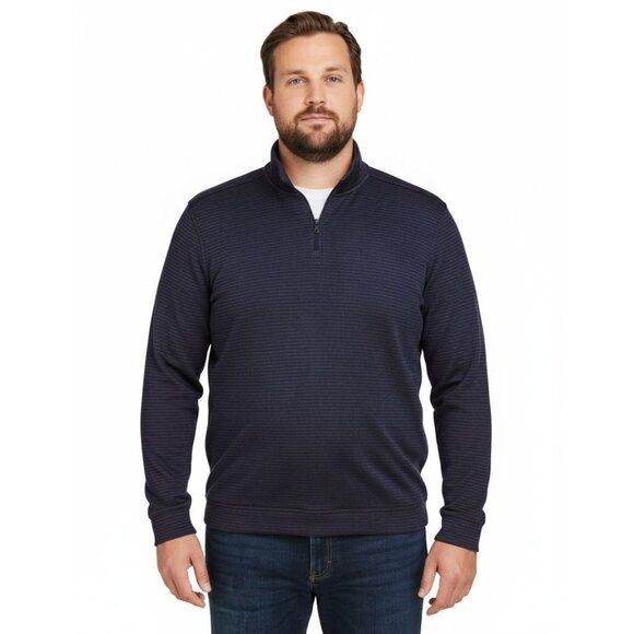 Under Armour Men’s Storm Sweaterfleece Quarter Zip (3XL-Tall) Navy Blue … - Picture 2 of 8
